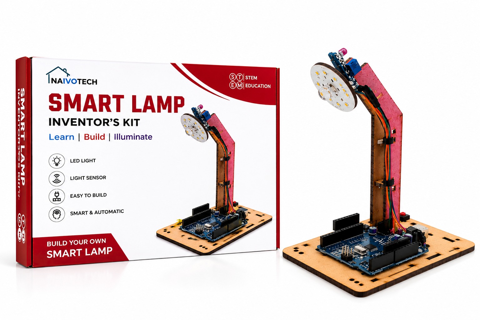 Smart Lamp Using LDR Sensor – DIY Automation STEM Kit